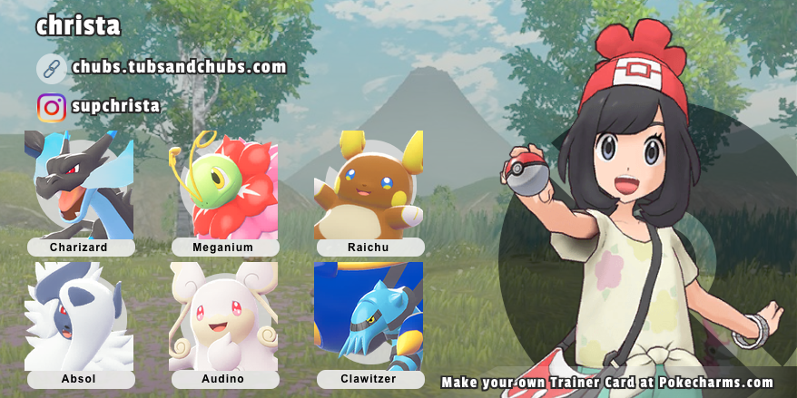 Pokemon trainer stats card